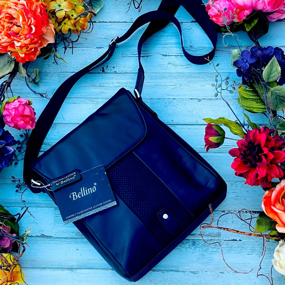 Leather sling bag
